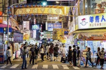 逢甲夜市商圈墾丁化現象示意圖