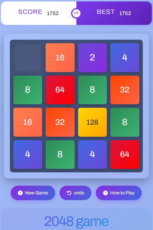 免費2048遊戲